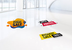 Vinyl Flexible Floor Graphics 4 mil