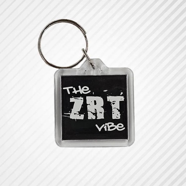 1.5" x 1.5" Square Acrylic Keychains
