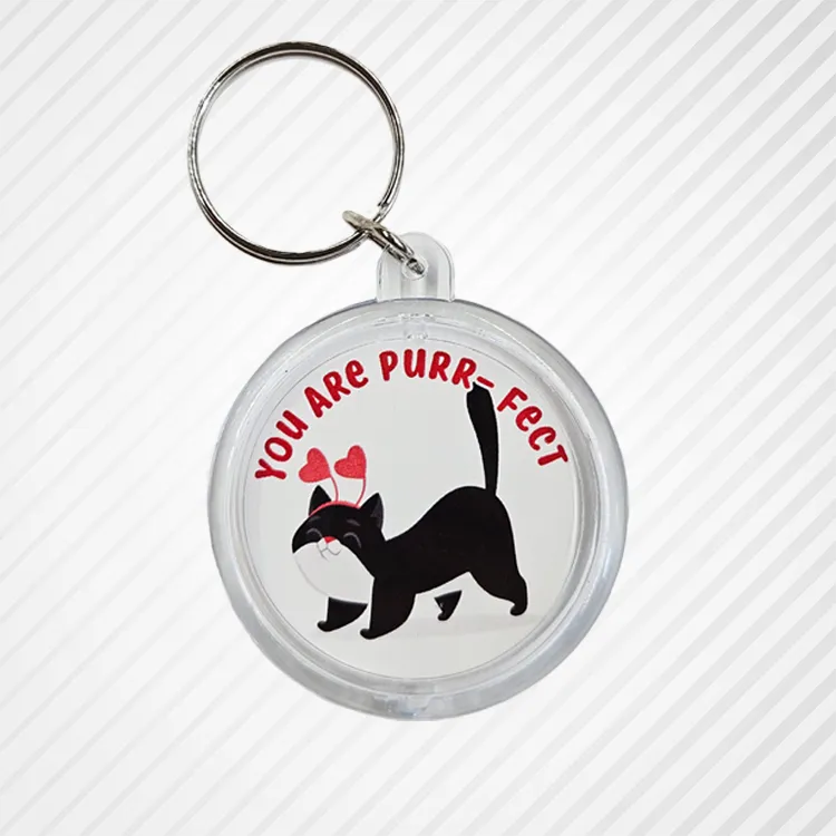 1.75" Round Acrylic Keychains